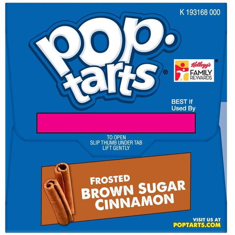 Kelloggs Pop-Tarts Frosted Brown Sugar Cinnamon Toaster Pastries, 13.5 Ounce -- 12 per case