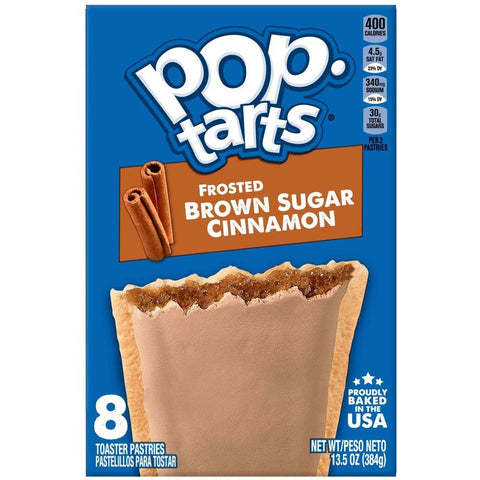 Kelloggs Pop-Tarts Frosted Brown Sugar Cinnamon Toaster Pastries, 13.5 Ounce -- 12 per case