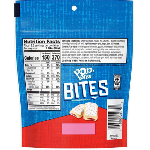 Kelloggs Pop Tarts Frosted Strawberry Bites, 3.5 Ounce -- 6 per case