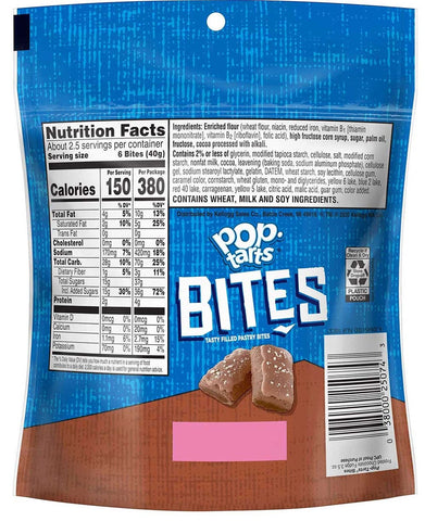 Kelloggs Pop-Tarts Frosted Chocolate Fudge Bites, 3.5 Ounce -- 6 per case