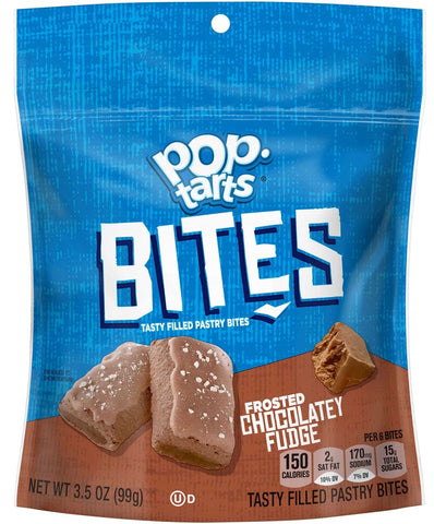 Kelloggs Pop-Tarts Frosted Chocolate Fudge Bites, 3.5 Ounce -- 6 per case