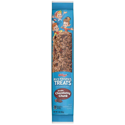 Kelloggs Rice Krispies Treats Double Chocolate Chunk Crispy Marshmallow Squares, 3 Ounce -- 72 per case