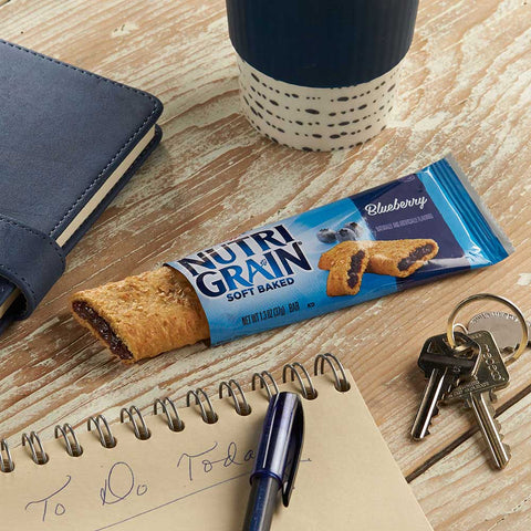 Kelloggs Nutri-Grain Blueberry Filled Cereal Bar, 10.4 Ounce -- 12 per case.