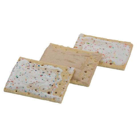Kelloggs Pop Tarts Strawberry Blueberry Brown Sugar Cinnamon Toaster Pastries -- 96 per case.