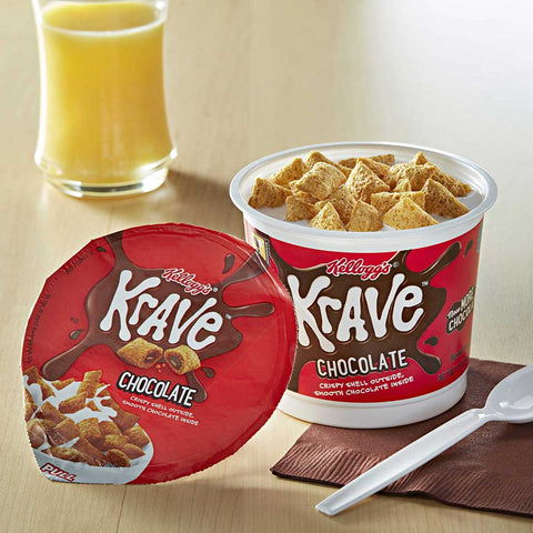 Krave Cereal In A Cup, 1.87 Ounce -- 60 per case.
