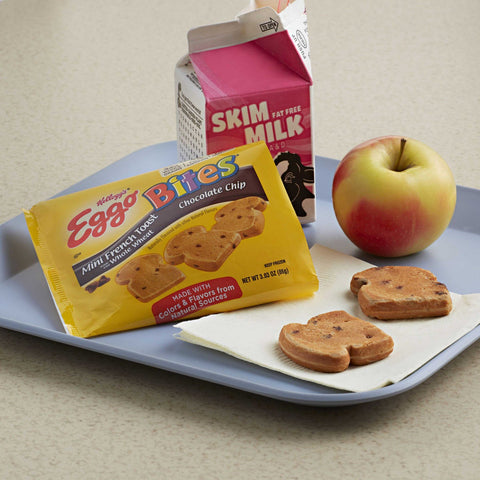 Eggo Minis Chocolate Chip French Toast, 3.03 Ounce -- 72 per case.