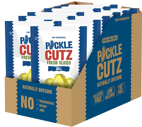 Van Holtens Clean Label Dill Pickle Cutz, 3.25 Ounce -- 12 per case