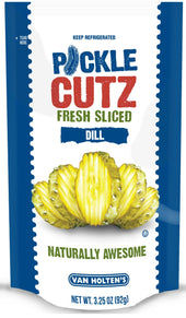 Van Holtens Clean Label Dill Pickle Cutz, 3.25 Ounce -- 12 per case