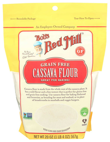 Bobs Red Mill Cassava Flour, 20 Ounce -- 4 per case