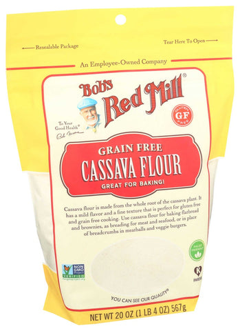 Bobs Red Mill Cassava Flour, 20 Ounce -- 4 per case