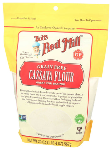 Bobs Red Mill Cassava Flour, 20 Ounce -- 4 per case
