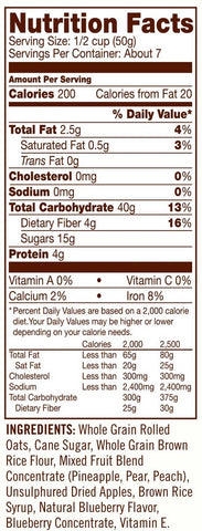 Bobs Red Mill Apple Blueberry Granola, 12 Ounce -- 4 per case