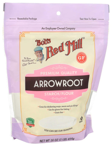 Bobs Red Mill Grain Free Arrowroot Starch, 16 Ounce -- 4 per case