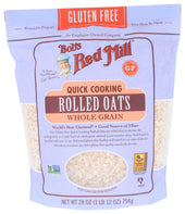Bobs Red Mill Gluten Free Quick Cooking Rolled Oats, 28 Ounce -- 4 per case