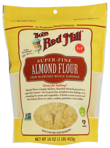Bobs Red Mill Blanched Whole Almond Flour, 16 Ounce -- 4 per case