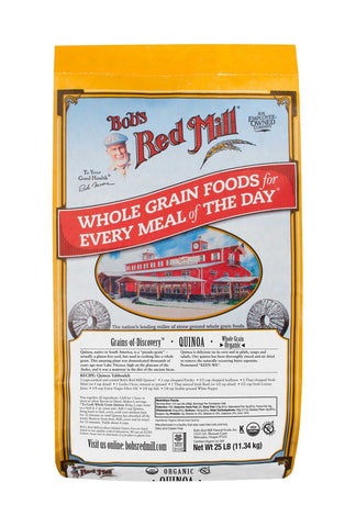 Bobs Red Mill Organic Quinoa Grain, 25 Pound.