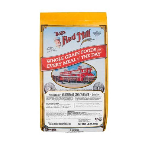 Bobs Red Mill Arrowroot Starch Flour, 25 Pound.