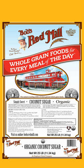Bobs Red Mill Organic Coconut Sugar, 25 Pound.