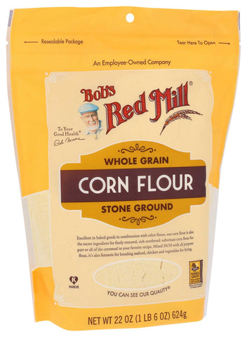 Bobs Red Mill Corn Flour, 22 Ounce -- 4 per case