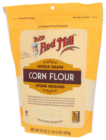 Bobs Red Mill Corn Flour, 22 Ounce -- 4 per case