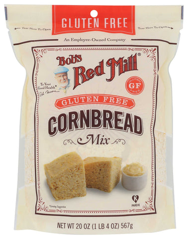 Bobs Red Mill Gluten Free Cornbread Mix, 20 Ounce -- 4 per case