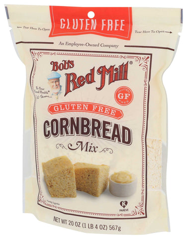 Bobs Red Mill Gluten Free Cornbread Mix, 20 Ounce -- 4 per case