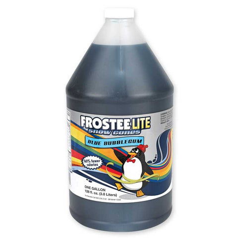 Frostee Snow Cone Blue Bubblegum Syrup, 1 Gallon -- 4 per case.