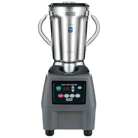 Waring Commercial Stainless Steel Food Blender with Timer, 1 Gallon.