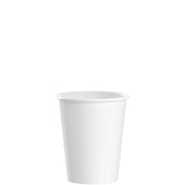 Solo White Designer Single Sided Lined Poly Paper Hot Cup, 10 Ounce -- 1000 per case.