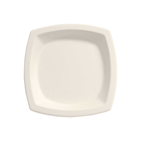 SOLO Cup Company Bare Eco-Forward Dinnerware, 6 7/10 inch Plate, Ivory, 125/Pack