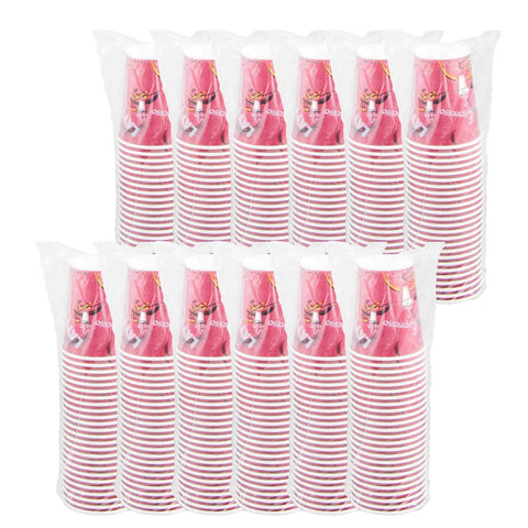 SOLO Cup Company Bistro Design Hot Drink Cups, Paper, 10oz, Maroon, 300/Carton
