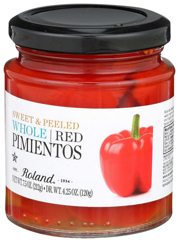 Roland Whole Red Pimientos, 7.5 Ounce