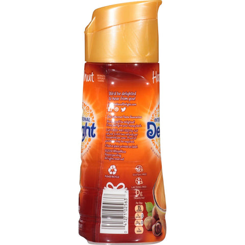 International Delight Hazelnut Coffee Creamer, 16 Fluid Ounce -- 6 per case.