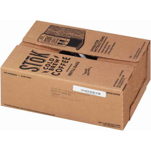 St0k Vanilla Cold Brew Coffee, 1.5 Gallon -- 2 per case.