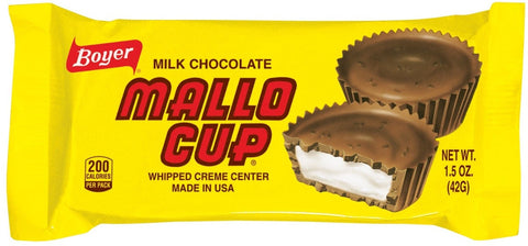Boyer Mallo Cup and Clark Peanut Butter Cup - Shipper Display -- 144 per case