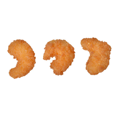 King and Prince Flying Jib Crunchy Popcorn Breaded Tail Off Shrimp, 2.5 Pound -- 4 per case.