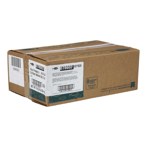 Mrs. Fridays Craft Beer Battered Cod, 2 Ounce -- 4 per case.