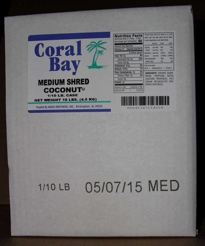 Coconut Coral Medium Shredded 10 Pound
