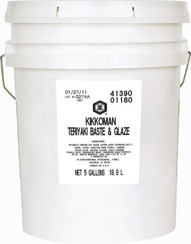 Kikkoman Teriyaki Baste and Glaze, 5 Gallon.