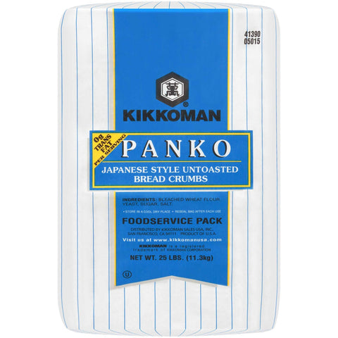 Kikkoman Panko Japanese Style Untoasted Bread Crumb, 25 Pound.