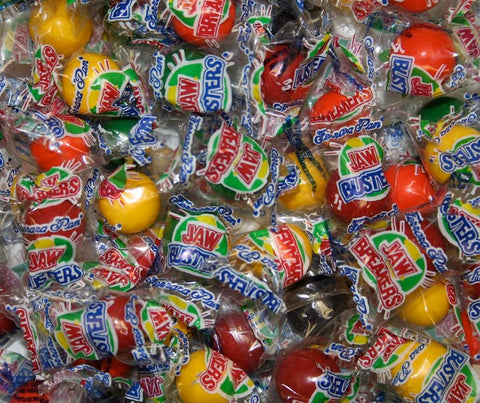 Jaw Busters Medium Wrapped Bulk Candy, 30 Pound.