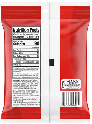 Sathers Gmmllo Apple Rings Candy, 3.75 Ounce -- 12 per case.