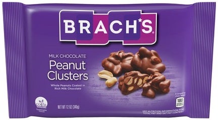 Brachs Milk Chocolate Peanut Clusters, 12 Ounce -- 12 per case