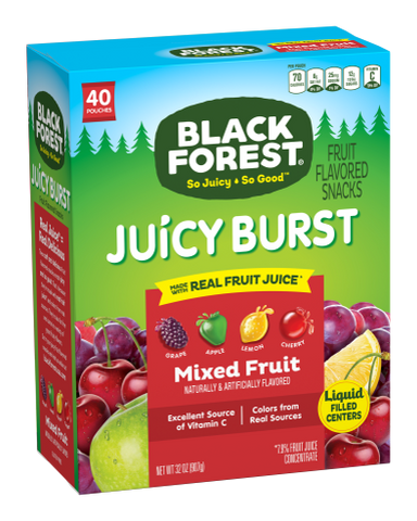 Black Forest Fruit Medley Snack - Pallet, 0.8 Ounce -- 240 per case.