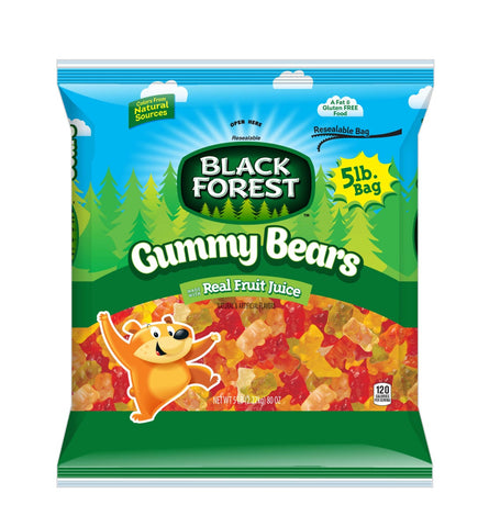 Black Forest Gummy Bear Candy - Value Pack, 30 Pound.