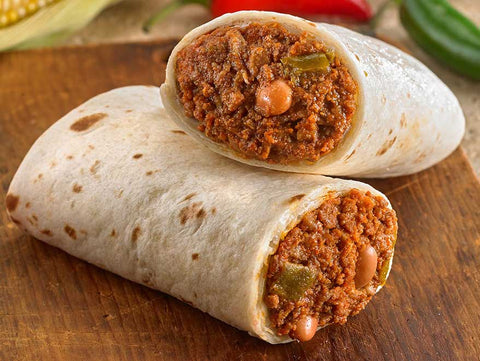 Deli Express San Luis Spicy Red Hot Beef and Bean Burrito, 8 Ounce -- 10 per case