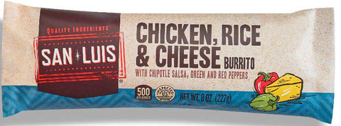 Deli Express Chicken Rice and Cheese Burrito, 8 Ounce -- 10 per case