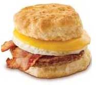 Market Breakfast Sausage and Jalapeno Bacon on Biscuit, 6.3 Ounce -- 8 per case.