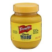 French Yellow Mustard, 24 Case 6 Ounce