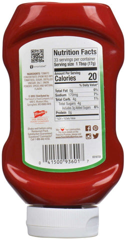 Frenchs Tomato Ketchup, 20 Ounce -- 12 per case